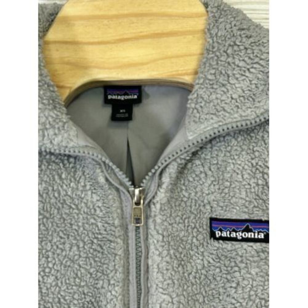 Patagonia Women's Los Gatos Fleece Sleeveless Full Zip Vest, Light‎ Gray, Sz XS